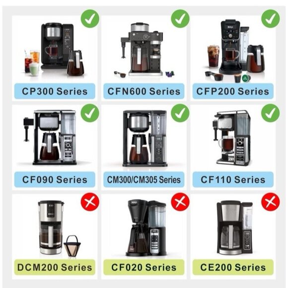 12 Cups Coffee Pot Replacement for Ninja CPF301 Brand New Clear Glass & Black - Picture 6 of 6